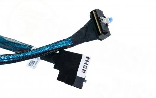 Dell PowerEdge R740xd PERC H750 H350 SAS Cable SFF-8654 to Dual SFF-8643 FN8DG - Image 2 of 3