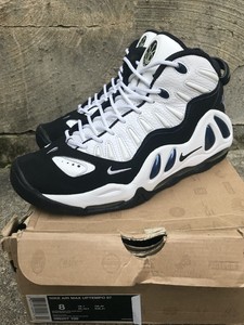 nike air max uptempo 97 white black college navy