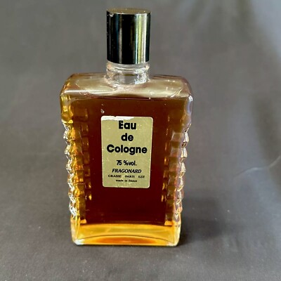 VINTAGE Fragonard Eau De Cologne Paris France  Vol. 75% Splash READ