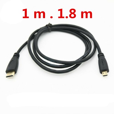 Micro to HDMI HD 4K / Mini HDMI cable HD cable for PC TV tablet