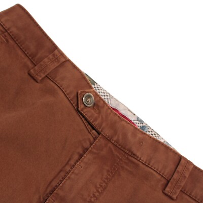 Meyer NWD Cotton Blend Chinos / Casual Pants Size 50 (34 US) Bonn In Brown