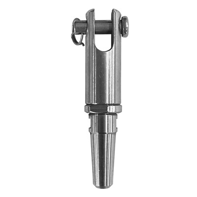 8MM EDELSTAHL SWAGELESS GABEL TERMINAL Marine Draht Seil Takelage Yacht Boot