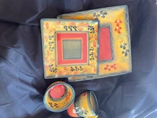 Corsica Hand Crafted Dishes-set of 16