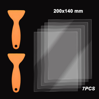 7Pcs FEP Film Release Film 200x140x0.1MM for Photon SLA/LCD Resin 3D Printer ADE