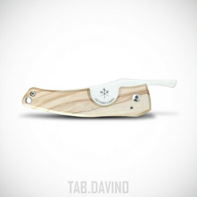 LES FINES LAMES PETIT OLIVE WOOD CIGAR CUTTER AND TOOL
