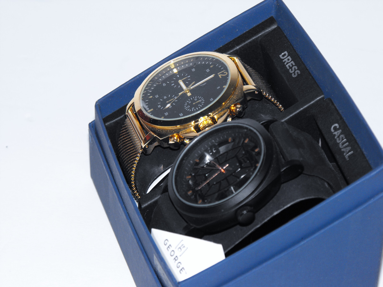 Men's George Watch Set of 2 Dress and Casual - Analog Quartz - for sale ...
