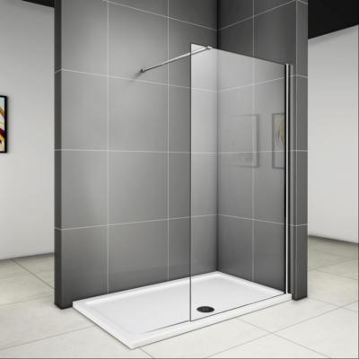 Duschabtrennung Duschwand Seitenwand Walk in Dusche Glaswand Glas Duschkabine