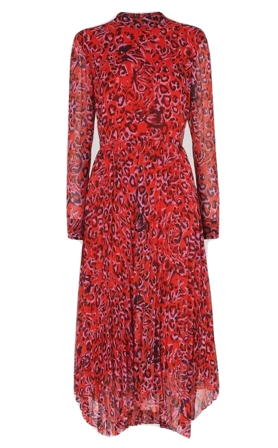Whistles jungle top print dress