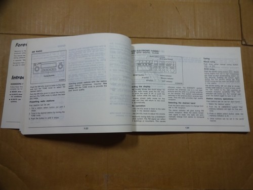 1987 Nissan Sentra Owners Manual original - Picture 6 of 6