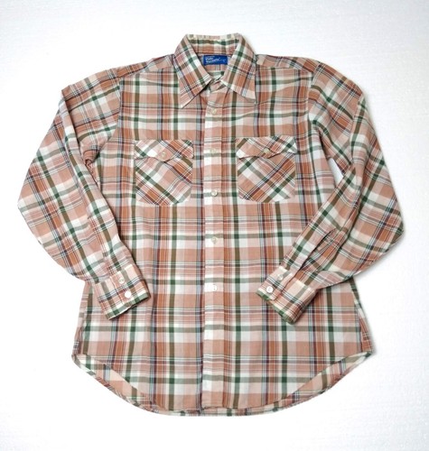 Vintage 70s JCPenney Mens Large Plain 