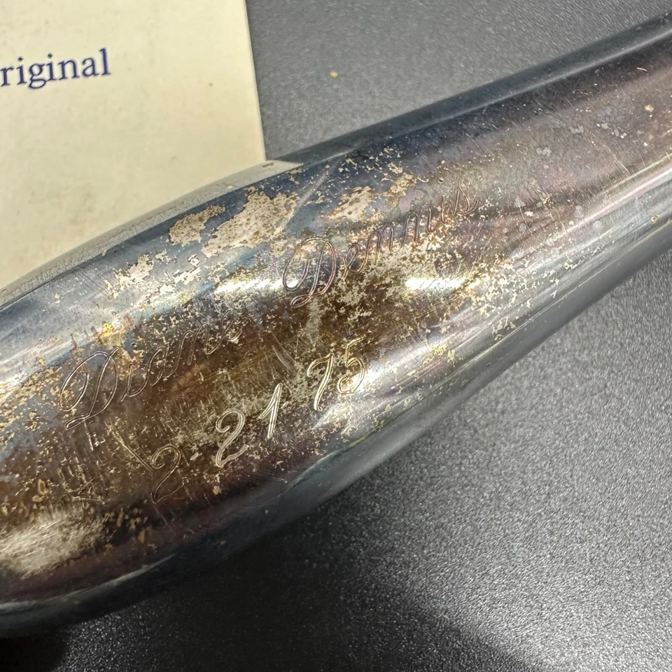 Campanas de papel de servidor cuchillo novia novio adorno pastel decoración boda años 70 vintage Foto 4 de 4