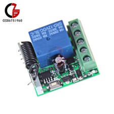 12V 1-Channel Wireless Relay RF 433Mhz Remote Control Switch Receiver Module New