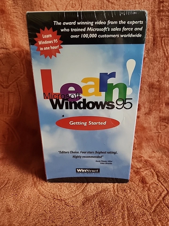Learn Microsoft Windows 1995 Getting Started VHS. Includes 3 VHS Tapes. Sealed - Image 2 of 4