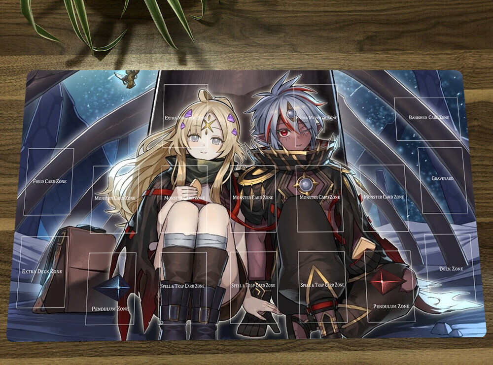 Ygomat Playmat Fallen of Albaz Dogmatika Ecclesia TCG CCG