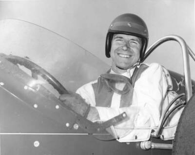 Len Sutton Indy Car Driver Old Motor Racing Photo