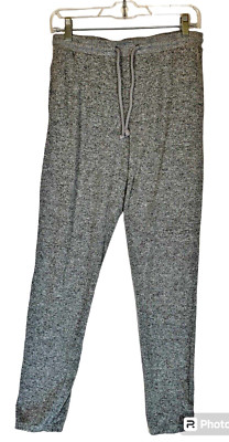 Brandy Melville Jogger Pants Sweatpants Knit Heather Gray ONE SIZE