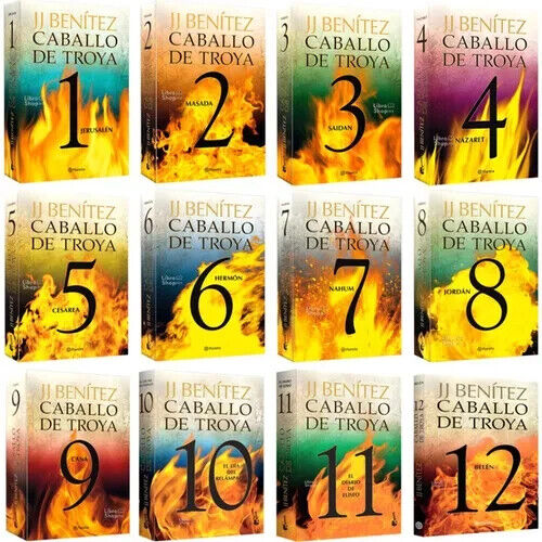 Caballo De Troya Colección Completa 1 2 3 4 5 6 7 8 9 10 11 12-pack J.j. Benítez - Imagen 1 de 13