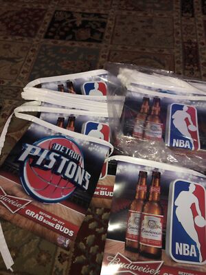 Two 30 foot Bubweiser Beer string banner 2012 Sign Poster Grab Some Buds Identic