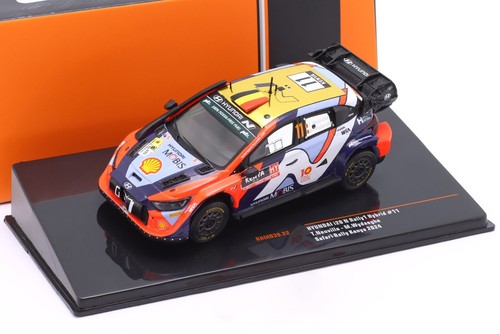 HYUNDAI i20 N Rally1 Hybrid #11 Neuville 5th Safari Rallye Kenya 2024 - 1/43 IXO