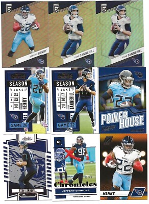 Tennessee Titans 37 Card Lot (Base/Insert/Parallel)