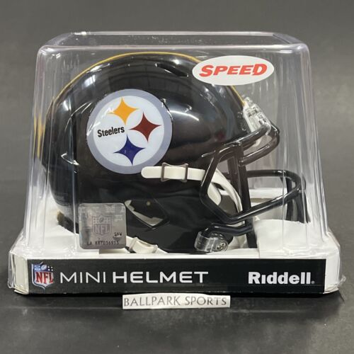 Mini Casco de Velocidad Pittsburgh Steelers Riddell con Licencia de la NFL ¡nuevo! - Imagen 1 de 9