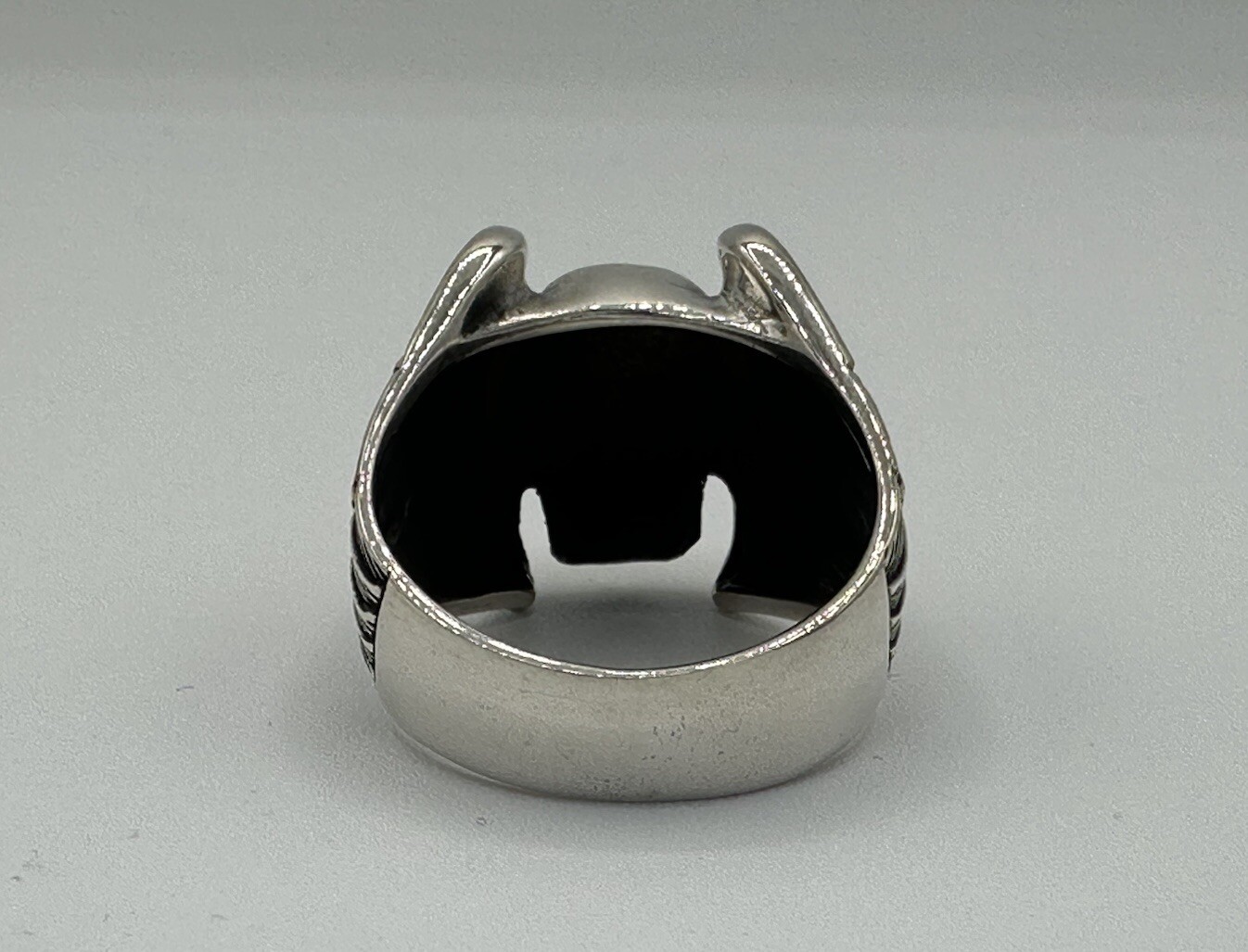 Sterling Silver 925 Men Patterned Handcarved Skul… - image 9