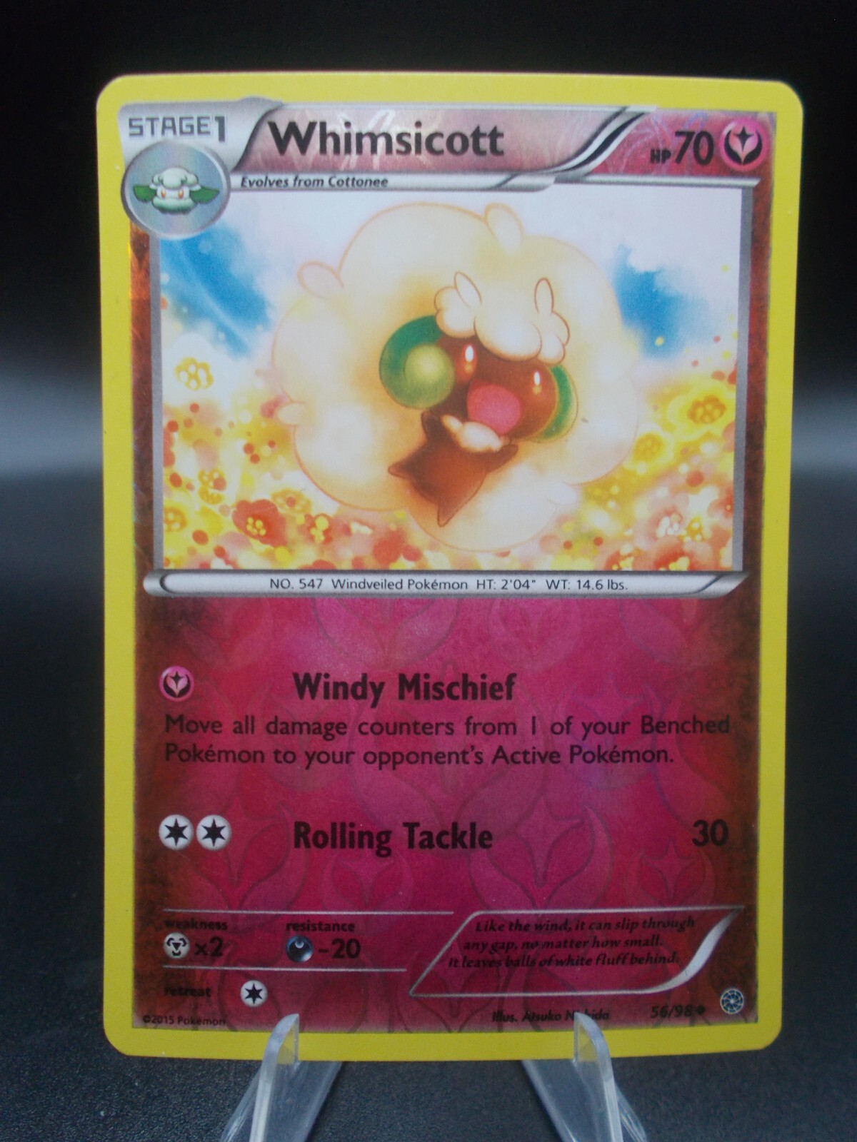 Whimsicott 56/98 XY-Ancient Origins Pokémon TCG Reverse Holo Lightly Played