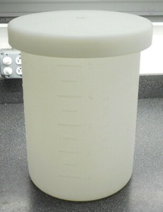 5 GALLON/ 18 LITERS WHITE DRUM WITH LID