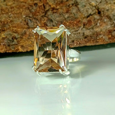 Smokey Quartz Ring 925 Sterling Silver Ring Handmade Gemstone Ring Women's Ring