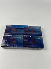 SONY HiFi 60 Minute Blank Normal Bias Cassette Tape-Set of 8 New Factory Sealed