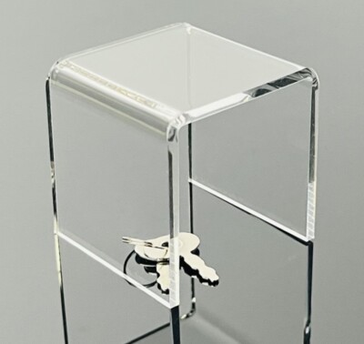 T'z Tagz 4x4x4 Multi-Color Single Unit Acrylic Home Decor or Showcase Riser
