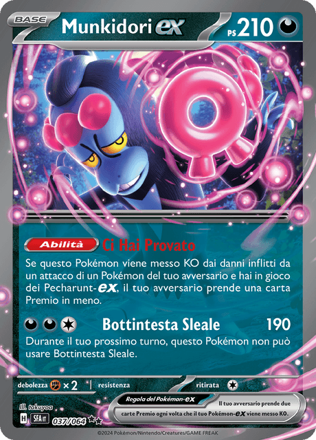 Pokémon Munkidori 072/064 - Favola Avvolta | Carta Singola Illustrazione Rara IR