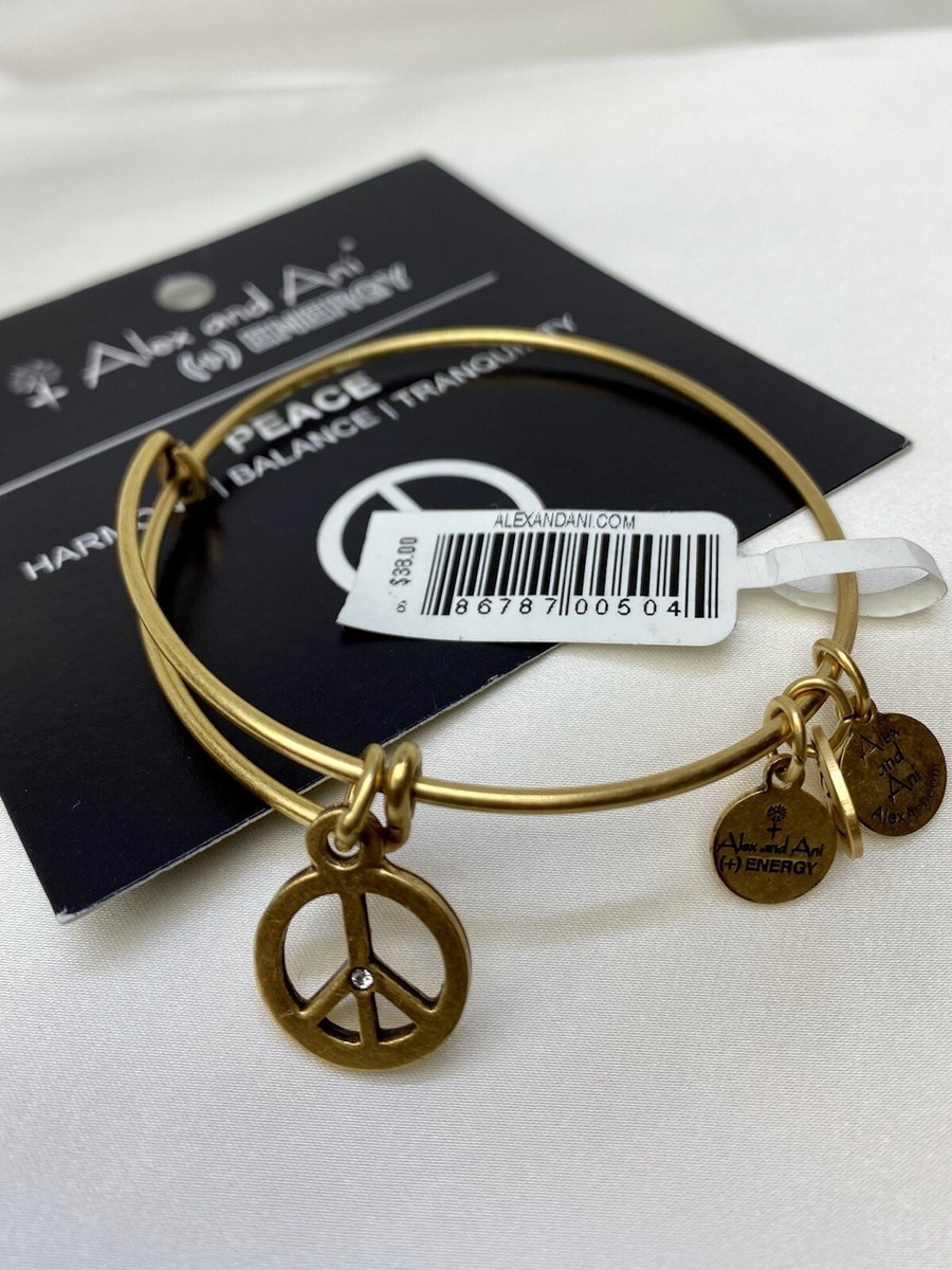 Alex And Ani World Peace Harmony Tranquility Rafaelian Gold