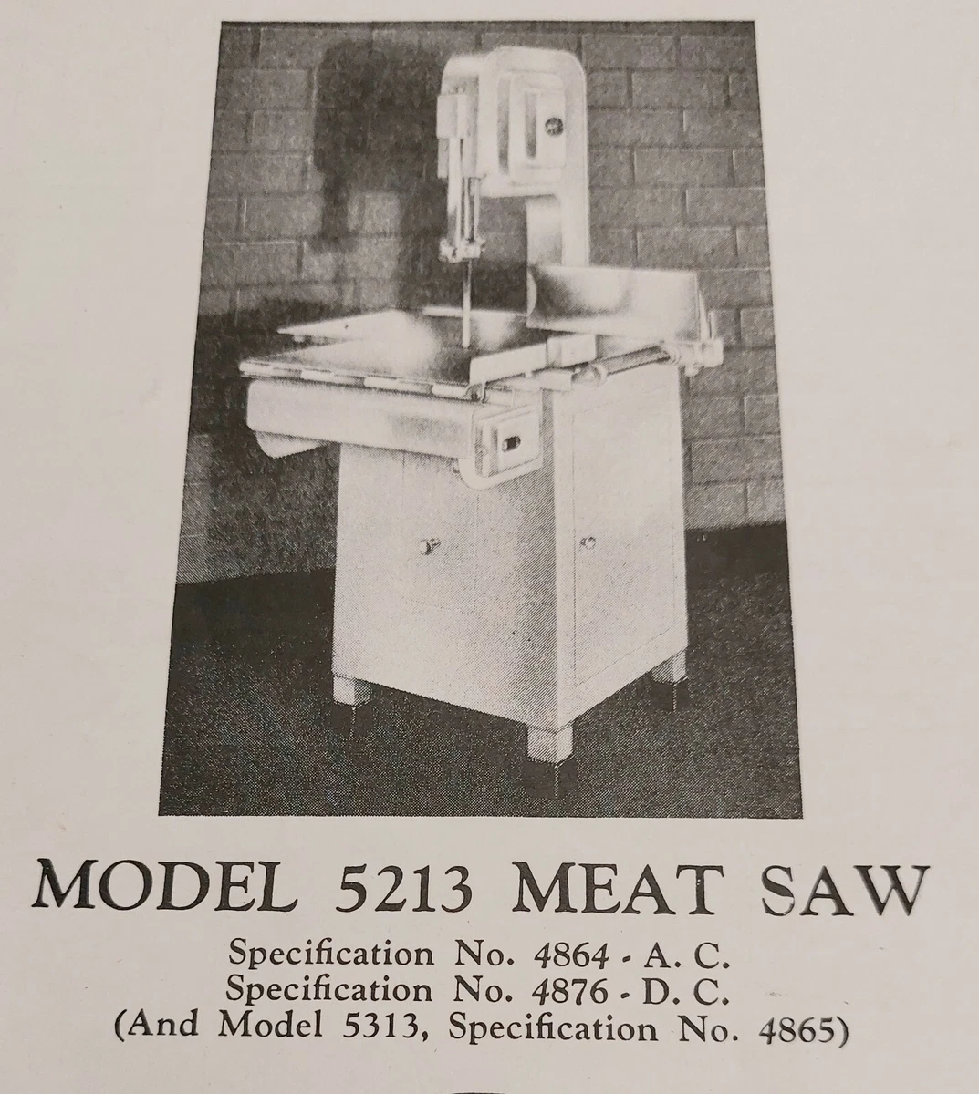 Hobart Meat Saw Models