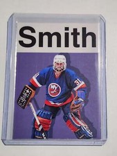 Billy Smith Artist Signed Hockey Art Card 2/10