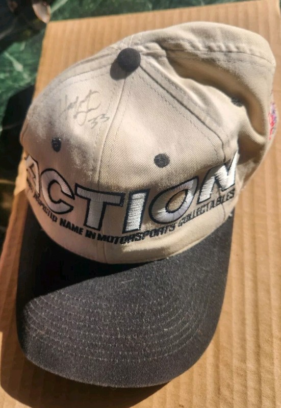 Vintage Action RCCA HAT Baseball Cap Trucker Style Dealer Only Harry Gant auto