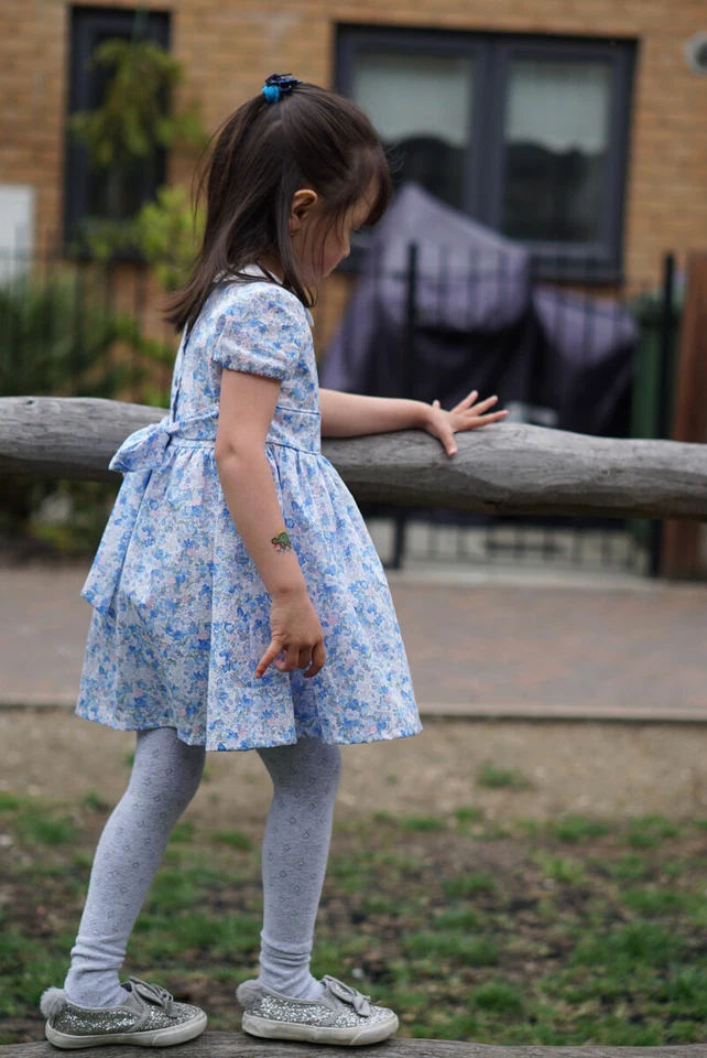 Paper Sewing Pattern Ruffle and Charlotte dress for Baby Girl 6 months-7 years - Image 4 of 4