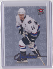 2007-08 FLEER ULTRA ICE MEDALLION BASE PARALLEL 29/100 MARKUS NASLUND #6 CANUCKS