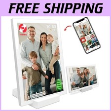 10.1" Frameo Digital Photo Frame with WiFi  Battery-