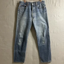 VTG 1990 Levi’s 501 XX Jeans 35x38 (32x31) Made in USA Button Fly Fade