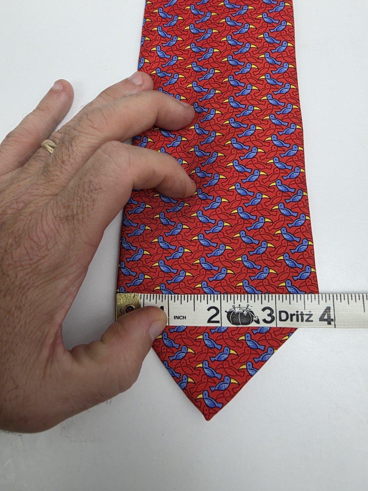 Current EUC Robert Talbott Best Of Class Tie Fowl… - image 4