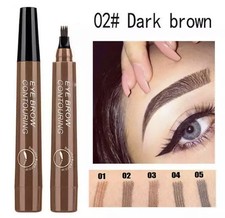 Microblading Tattoo Eyebrow Ink Pen Long Lasting Eye Brow Pencil 3D Fork Makeup
