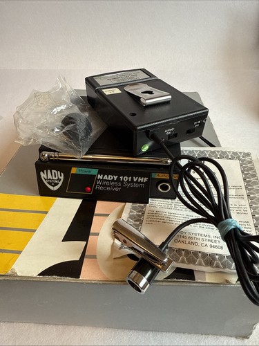 System bezprzewodowy Nady 101 VHF nadajnik i odbiornik gitarowy - Zdjęcie 1 z 16