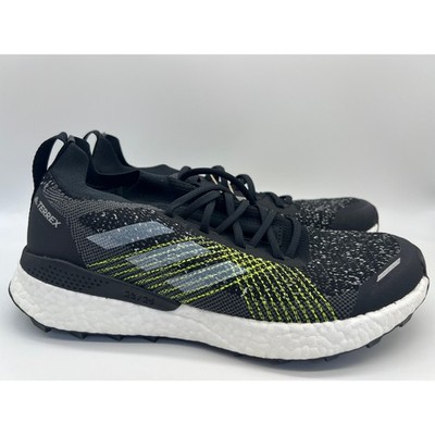 adidas Terrex Two Ultra Trail Black Solar Yellow H69066 Men's Size 10 NWT