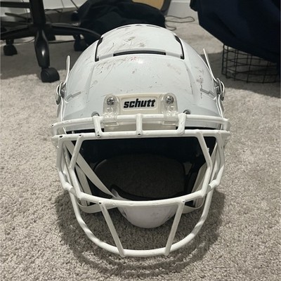 Schutt F7 2.0 Full Face Football Helmet Large White NOCSAE Quick
