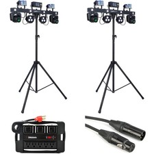Chauvet DJ Dual Gig Bar Move  ILS 5-in-1 LED Lighting System Bundle