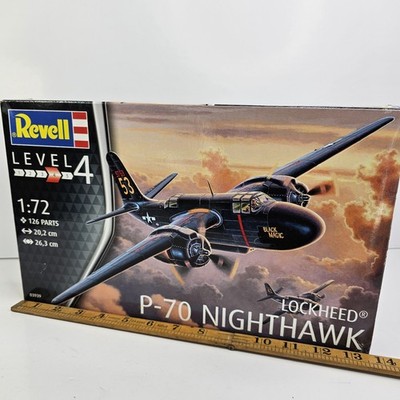 SEALED Revell 03939 Lockheed P-70 Nighthawk 1:72 Model Kit Level 4 126 Parts NEW