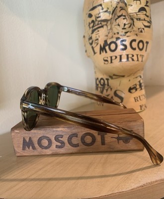 MOSCOT ORIGINALS NYC LEMTOSH BAMBOO 46mm Sunglass with Green