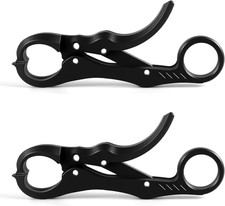 2 Pack 5.12" Fish Lip Gripper, Digital Fishing Scale Hook Non-Puncture
