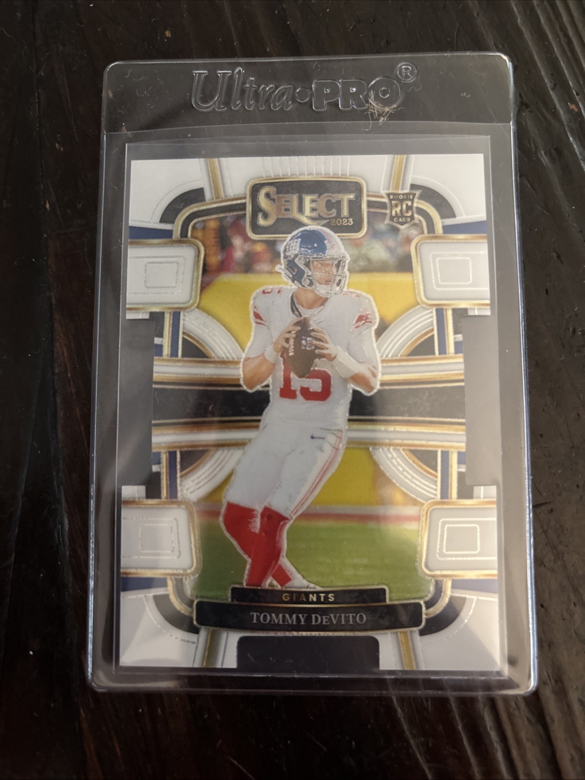 2023 Panini Select - Concourse Tommy DeVito #73 White Prizm Die-Cut /199 (RC)